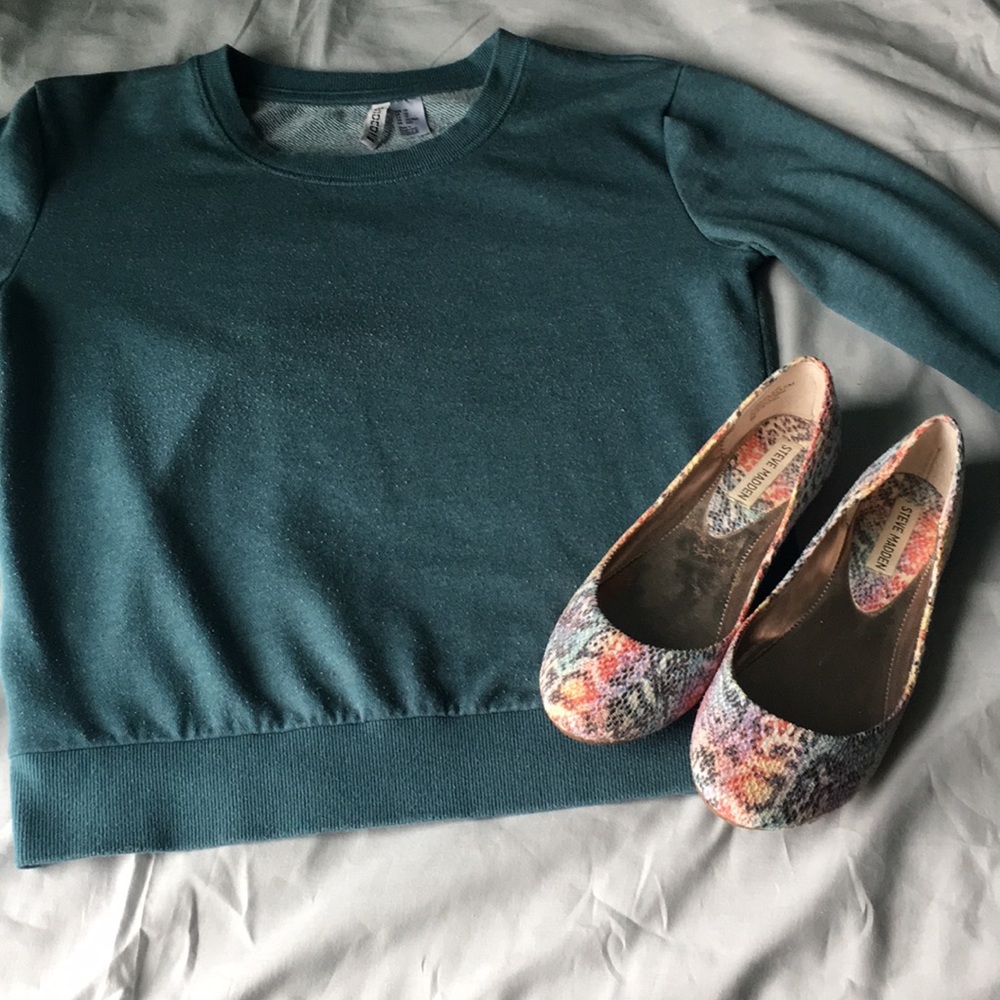 Teal h&m sweater